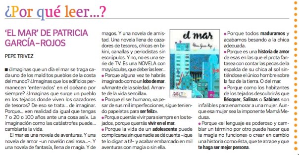 por qué leer el mar Heraldo copia