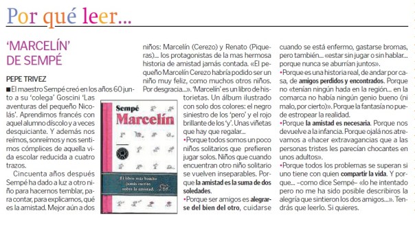 Porqué leer Marcelín