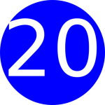 c8b35c7dada8aa0483a94504b476b5ee_number-20-blue-background-clip-clipart-of-the-number-20_300-300